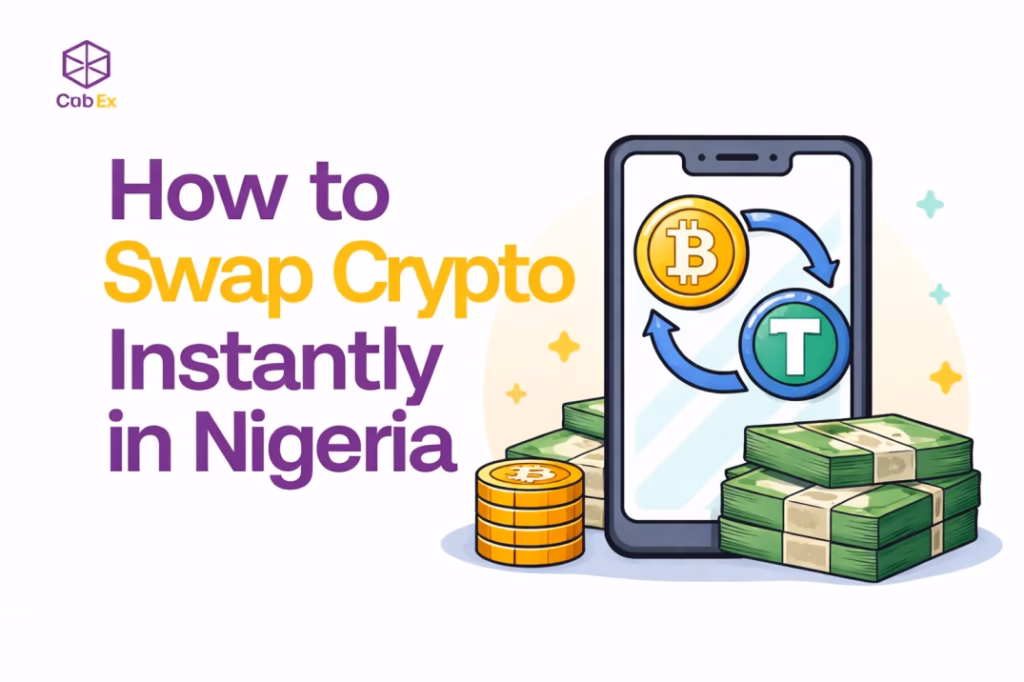 How to swap crypto instantly in Nigeria